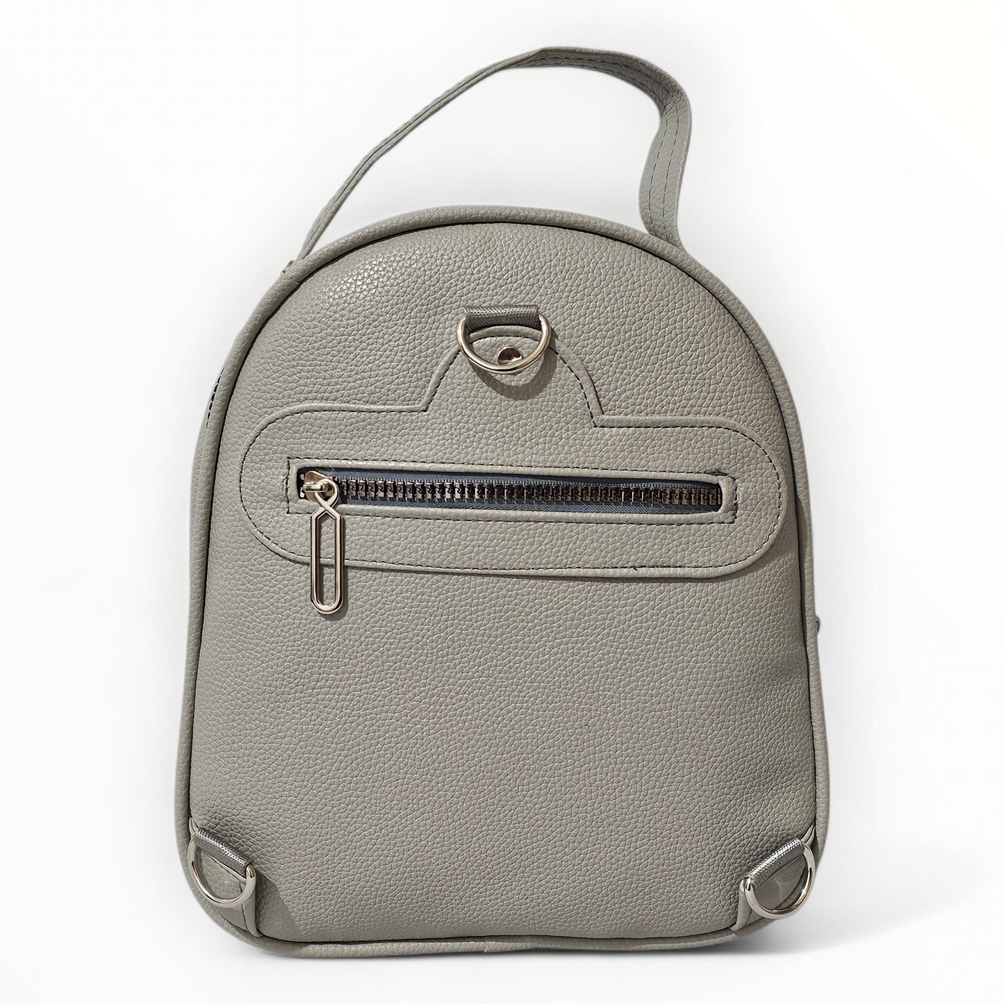Silver Leather Bag