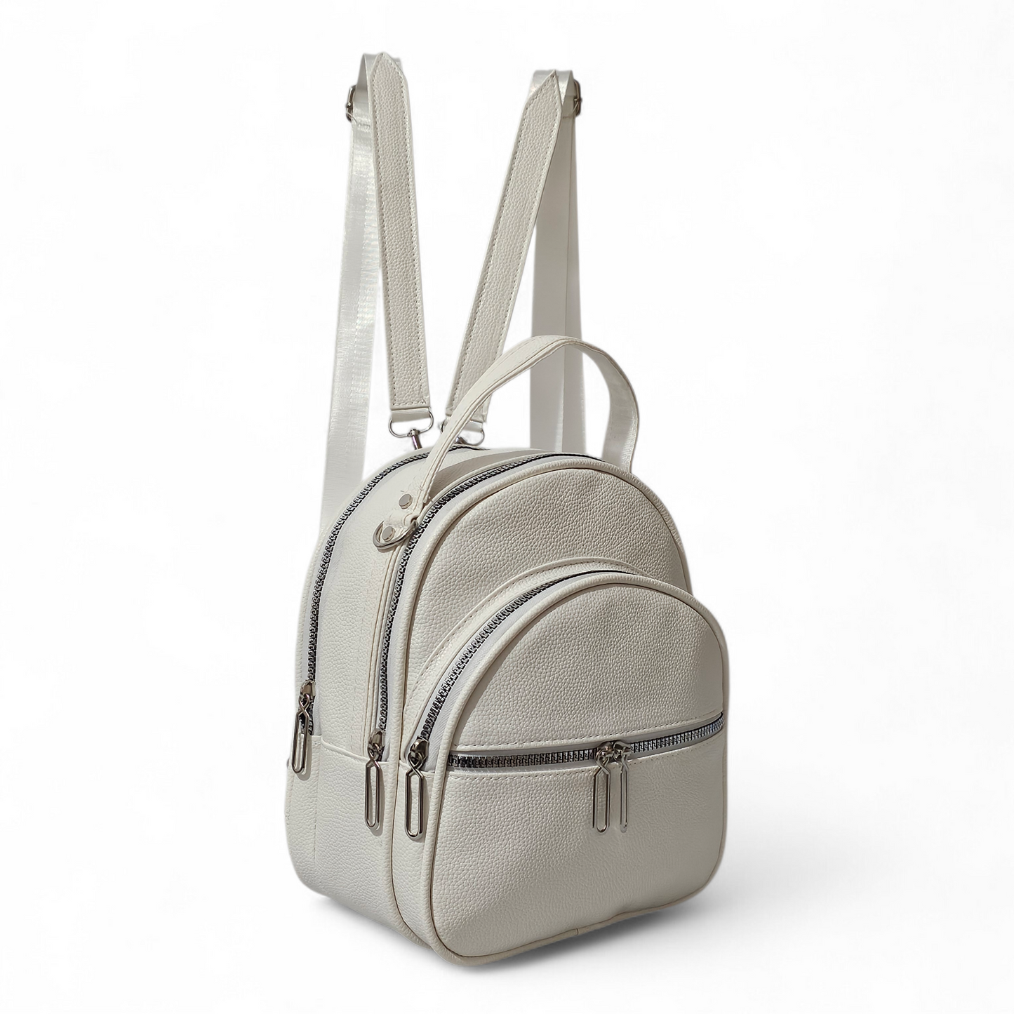 White Leather Bag